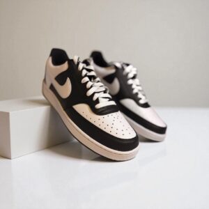 Nike court vision lo Blank and White