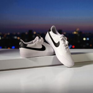 Nike court shot white